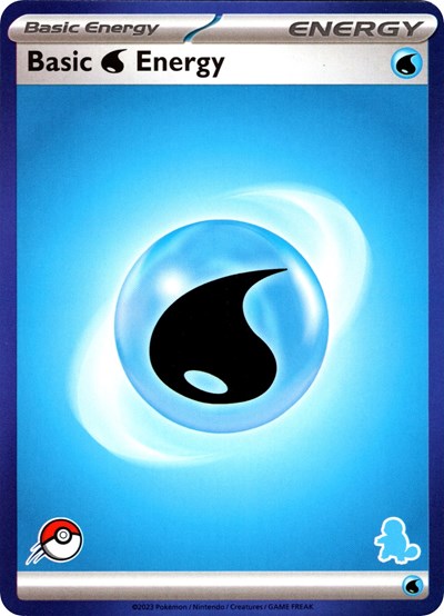 Basic Water Energy (Blue Border) (My First Battle) Near Mint