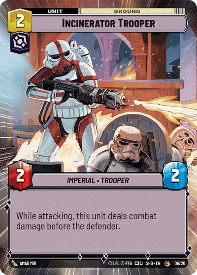 Incinerator Trooper (Hyperspace) (Shadows of the Galaxy: Weekly Play Promos) Near Mint