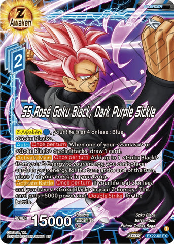 SS Rose Goku Black, Dark Purple Sickle (EX22-02) [Ultimate Deck 2023]