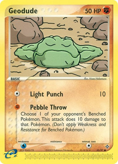 Geodude - 055 (Dragon) Light Play