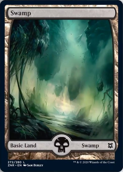 Swamp (272) (Zendikar Rising) Near Mint - Nick Nack's Full Frontal Attack