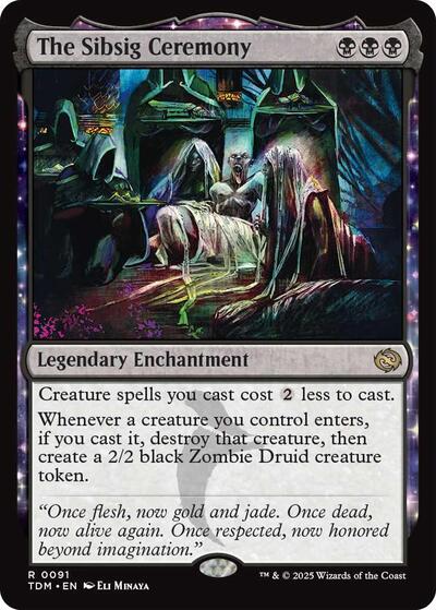 The Sibsig Ceremony (Tarkir: Dragonstorm) Near Mint - Nick Nack's Full Frontal Attack