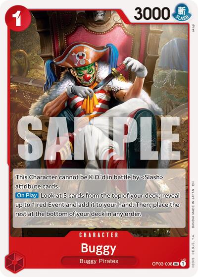 Buggy OP03 - 008 (Reprint) (Premium Booster - The Best - Vol. 2) Near Mint - Nick Nack's Full Frontal Attack