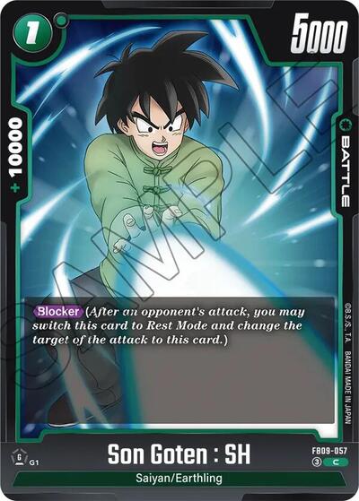 Son Goten : SH (Dual Evolution) Near Mint - Nick Nack's Full Frontal Attack