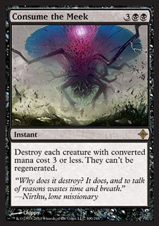 Consume the Meek (Rise of the Eldrazi) Near Mint - Nick Nack's Full Frontal Attack