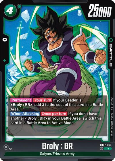 Broly : BR (Wish For Shenron) Near Mint Holofoil - Nick Nack's Full Frontal Attack