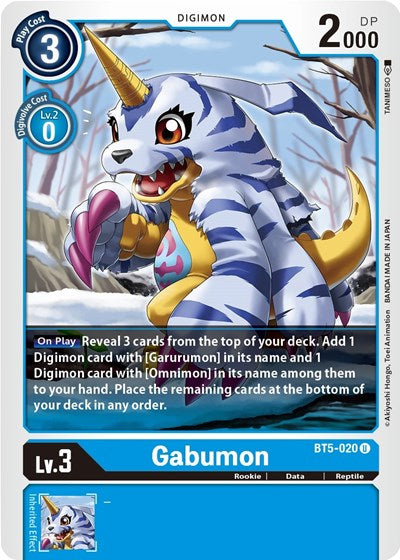 Gabumon (Battle of Omni) Near Mint