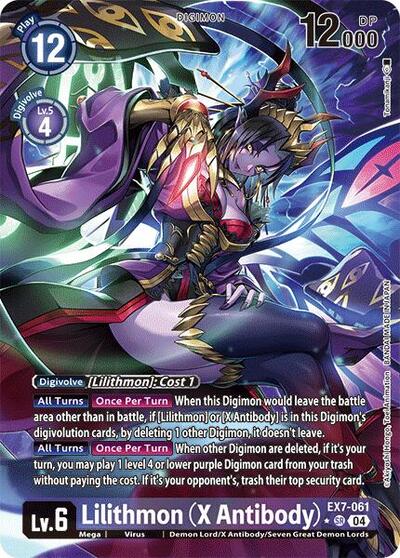 Lilithmon (X Antibody) (Alternate Art) (Digimon LIBERATOR) Near Mint