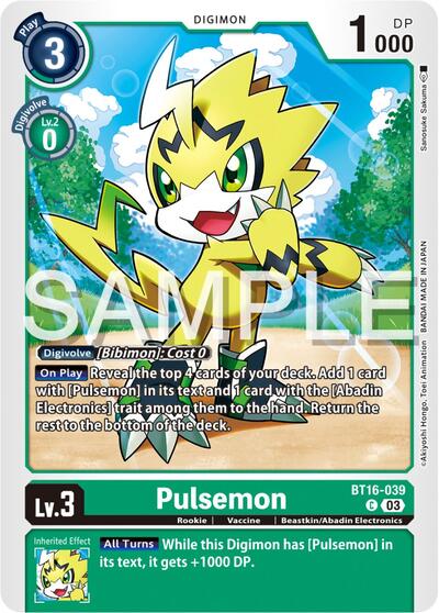 Pulsemon (Beginning Observer) Near Mint