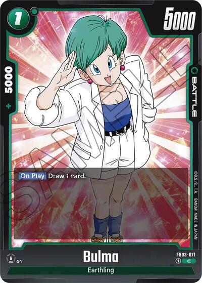 Bulma FB03-071 (Raging Roar) Near Mint