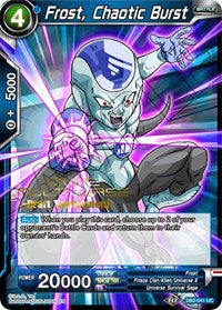Frost, Chaotic Burst (Divine Multiverse Draft Tournament) (DB2-041) [Tournament Promotion Cards]