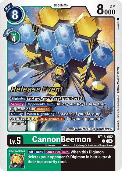 CannonBeemon (Release Special Booster 2.0 Pre-Release Cards) Near Mint Foil