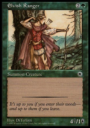 Elvish Ranger (Portal) Light Play - Nick Nack's Full Frontal Attack