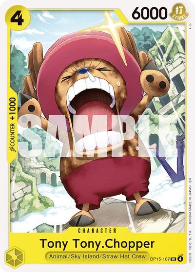 Tony Tony.Chopper (OP15 - 107) (Adventure on Kami's Island) Near Mint - Nick Nack's Full Frontal Attack