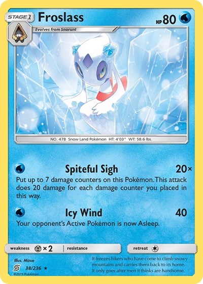 Froslass (SM - Unified Minds) Near Mint Holofoil