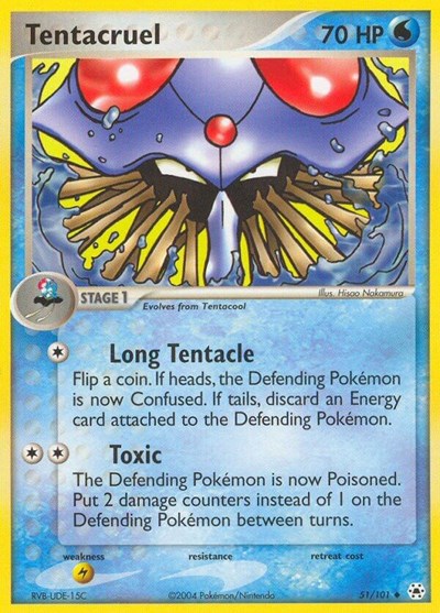 Tentacruel (Hidden Legends) Light Play