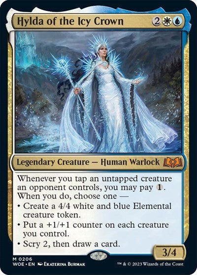 Hylda of the Icy Crown (Wilds of Eldraine) Near Mint - Nick Nack's Full Frontal Attack