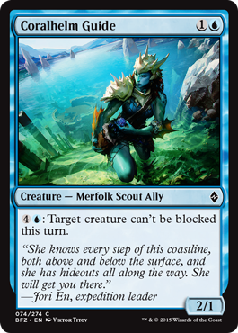 Coralhelm Guide (Battle for Zendikar) Near Mint - Nick Nack's Full Frontal Attack