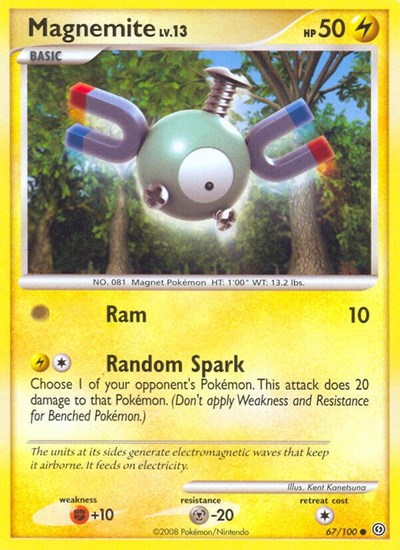 Magnemite (67) (Stormfront) Light Play