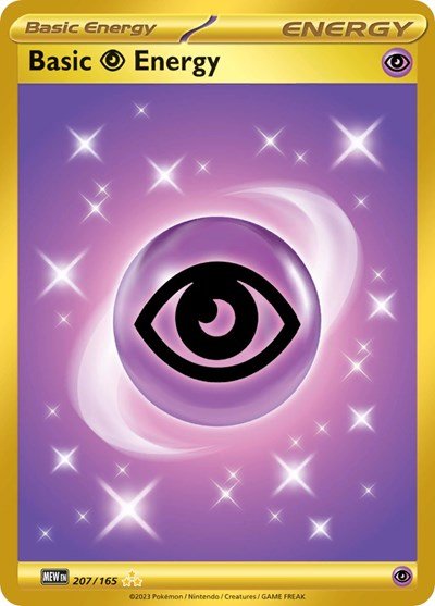 Basic Psychic Energy - 207 (Scarlet and Violet: 151) Near Mint Holofoil - Nick Nack's Full Frontal Attack