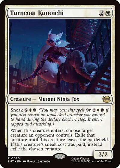 Turncoat Kunoichi (Teenage Mutant Ninja Turtles) Near Mint Foil