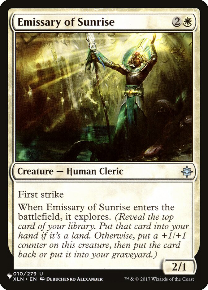 Emissary of Sunrise [La Liste]