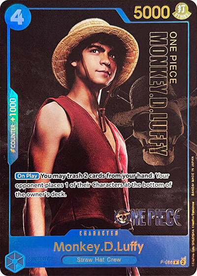 Monkey.D.Luffy (055) (Premium Card Collection -Live Action Edition-) (One Piece Promotion Cards) Near Mint Foil