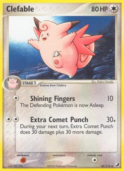 Clefable (Unseen Forces) Light Play
