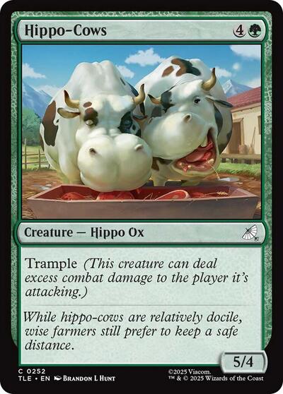Hippo - Cows (Avatar: The Last Airbender: Eternal - Legal) Near Mint - Nick Nack's Full Frontal Attack