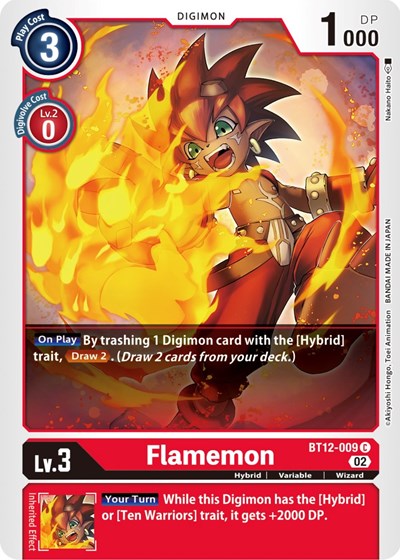Flamemon (Across Time) Near Mint