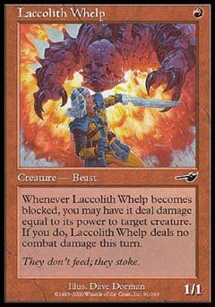 Laccolith Whelp (Nemesis) Near Mint - Nick Nack's Full Frontal Attack