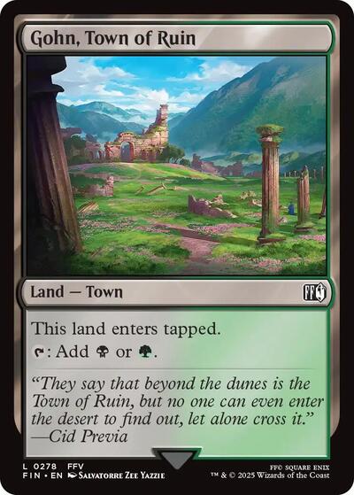 Gohn, Town of Ruin (Universes Beyond: FINAL FANTASY) Near Mint - Nick Nack's Full Frontal Attack