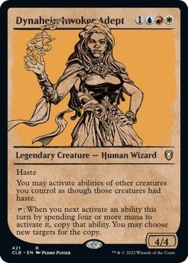 Dynaheir, Invoker Adept (Showcase) (Commander Legends: Battle for Baldur's Gate) Near Mint - Nick Nack's Full Frontal Attack