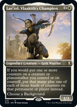Lae'zel, Vlaakith's Champion (Etched Foil) (Commander Legends: Battle for Baldur's Gate) Near Mint Foil