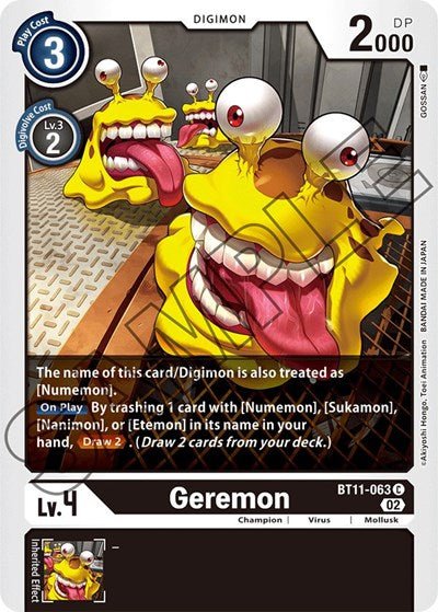 Geremon (Dimensional Phase) Near Mint - Nick Nack's Full Frontal Attack
