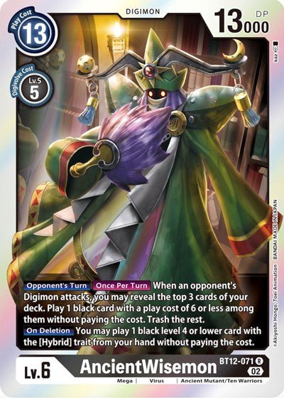 AncientWisemon (Across Time) Near Mint Foil - Nick Nack's Full Frontal Attack
