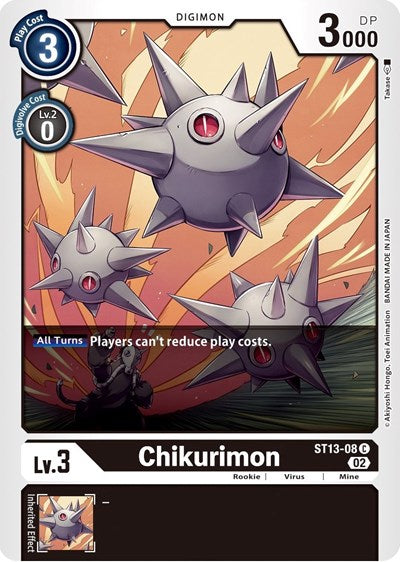 Chikurimon (Starter Deck 13: Ragnaloardmon) Near Mint
