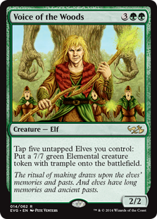 Voice of the Woods (Duel Decks Anthology: Elves vs Goblins) Near Mint