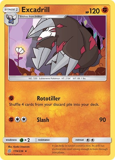 Excadrill (SM - Unified Minds) Near Mint