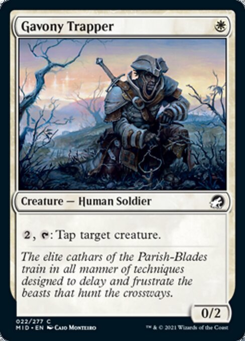 Gavony Trapper (Innistrad: Midnight Hunt) Near Mint - Nick Nack's Full Frontal Attack