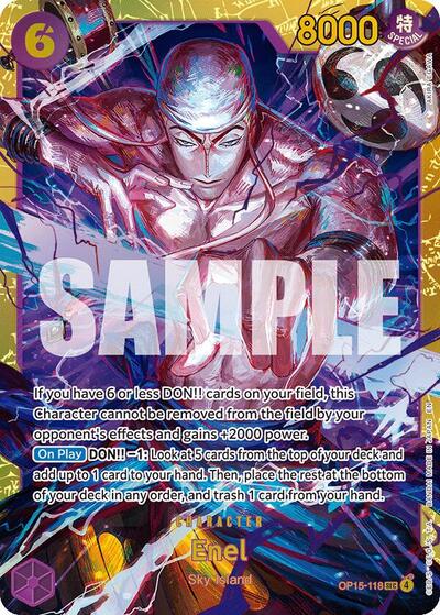 Enel (OP15-118) (Adventure on Kami's Island) Near Mint Foil
