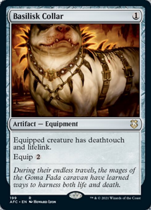 Basilisk Collar (Commander 2021 Forgotten Realms) Near Mint - Nick Nack's Full Frontal Attack