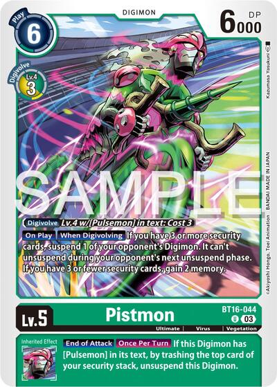 Pistmon (Beginning Observer) Near Mint