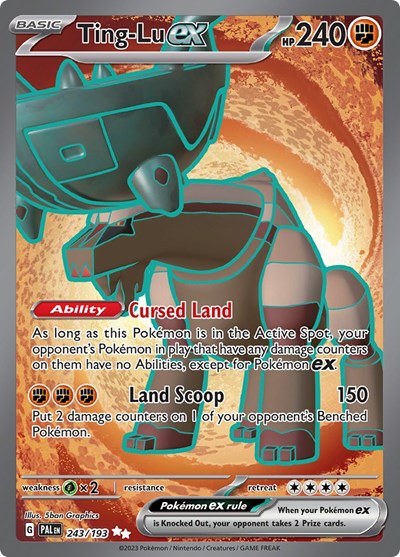 Ting-Lu ex - 243 (SV02: Paldea Evolved) Near Mint Holofoil