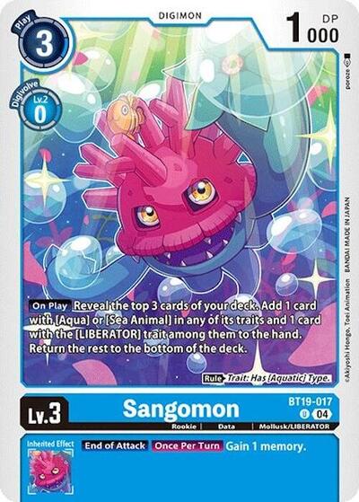 Sangomon (Release Special Booster 2.0) Near Mint