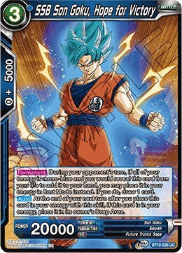SSB Son Goku, Hope for Victory (Rise of the Unison Warrior) Near Mint