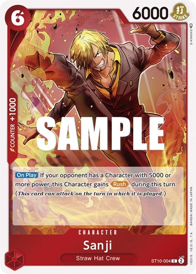 Sanji (Starter Deck 10: Ultimate Deck: The Three Captains) Near Mint Foil
