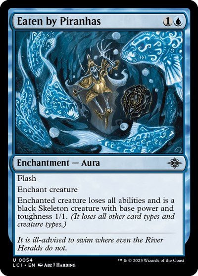 Eaten by Piranhas (The Lost Caverns of Ixalan) Near Mint - Nick Nack's Full Frontal Attack