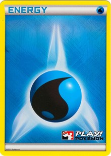 Énergie de l'eau (2011 Play Pokemon Promo) [Cartes de championnat et de ligue] 