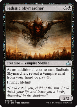 Sadistic Skymarcher (Rivals of Ixalan) Near Mint - Nick Nack's Full Frontal Attack